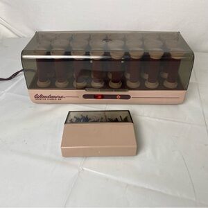 WINDMERE GENTLE CURLS 24 VELVET HOT ROLLERS CURLERS W/CLIPS HONG KONG FS-24/655